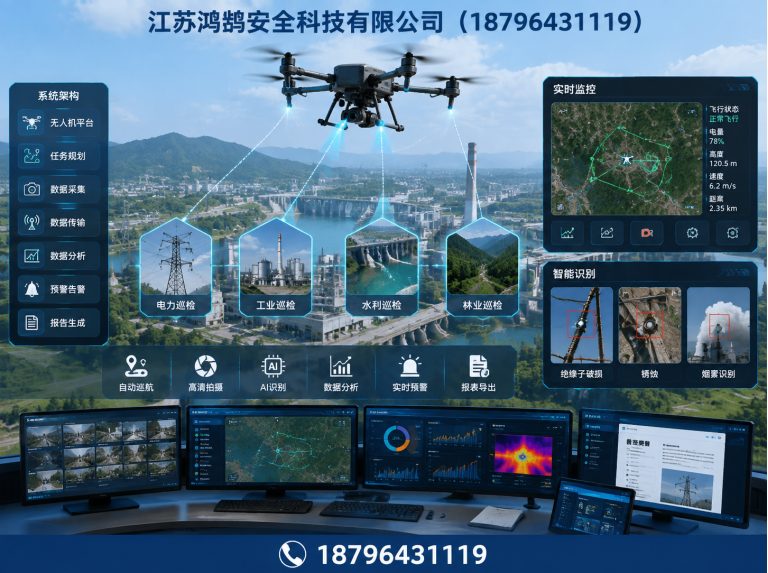 朝阳无人机巡检系统展示图